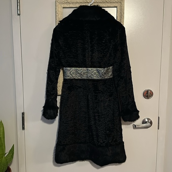 Heart Moon Star Luxurious Black Teddy Jacket - Picture 8 of 12